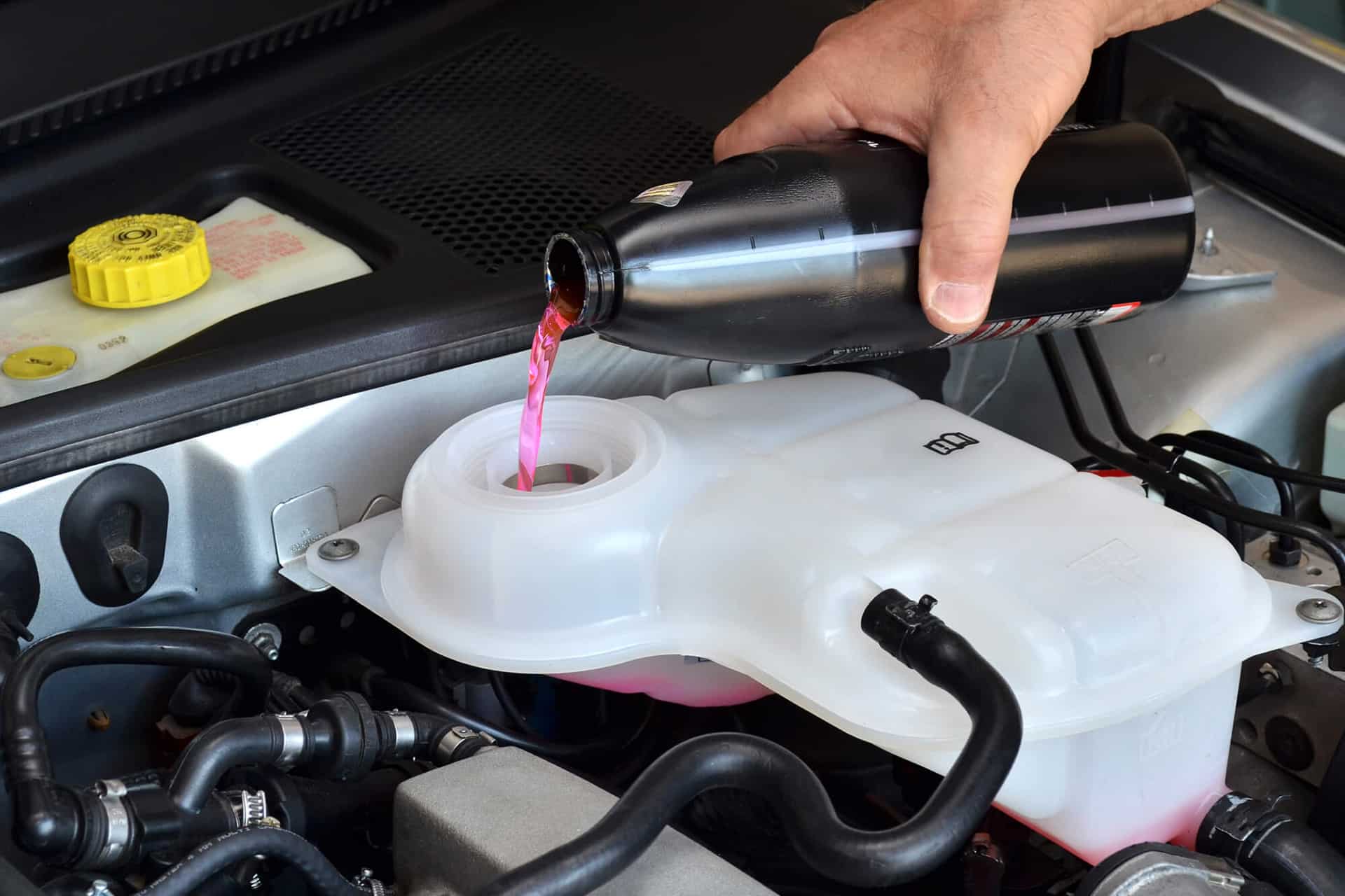 adding-car-coolant-to-a-vehicle